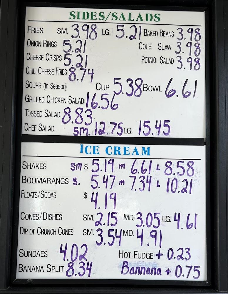 Boom's Restaurant Wagner Menu image 3